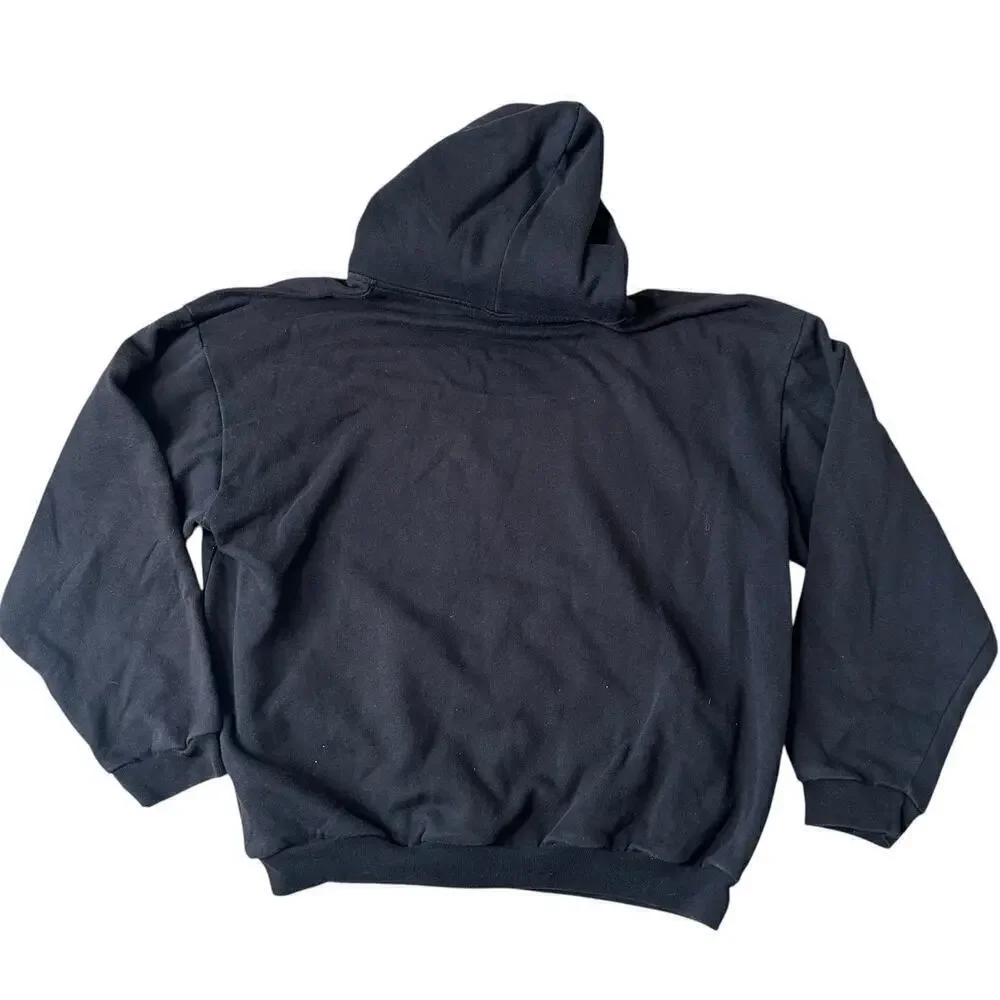 Vintage San francisco aged Black cotton unisex hoodie pullover sweater size L